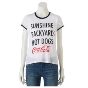 LAST DAY Coca Cola Summer T Shirt Junior Womens